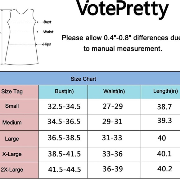 VOTEPRETTY Womens Summer Floral V Neck Tie Front Spaghetti Strap Dress -Pockets - Picture 5 of 5